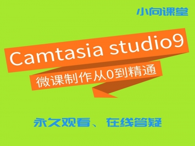 Camtasia studio9 微课制作从0到精通视频教程